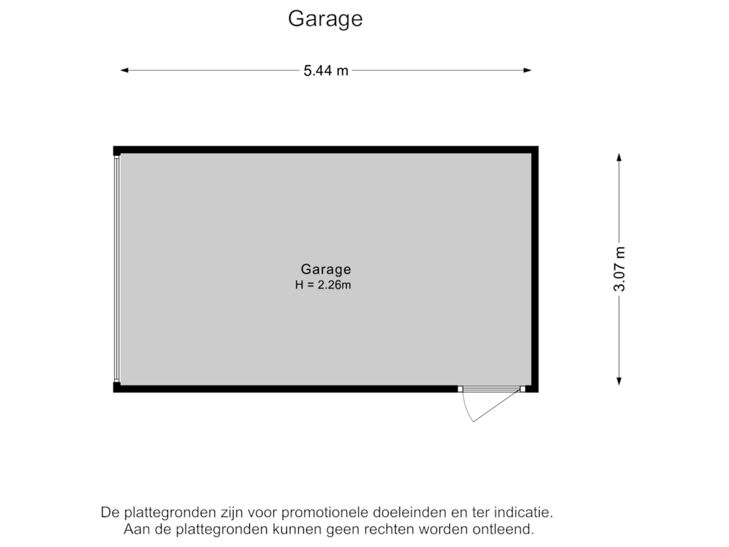 Bekijk plattegrond van Garage van Lankforst 1425