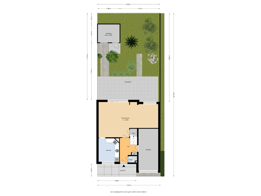 View floorplan of Situatie of Mina Krüseman-erf 140