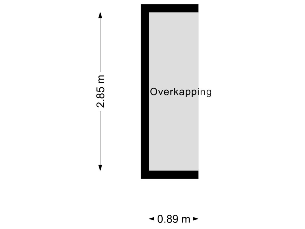 Bekijk plattegrond van Overkapping 2 van Plattenburgstraat 250