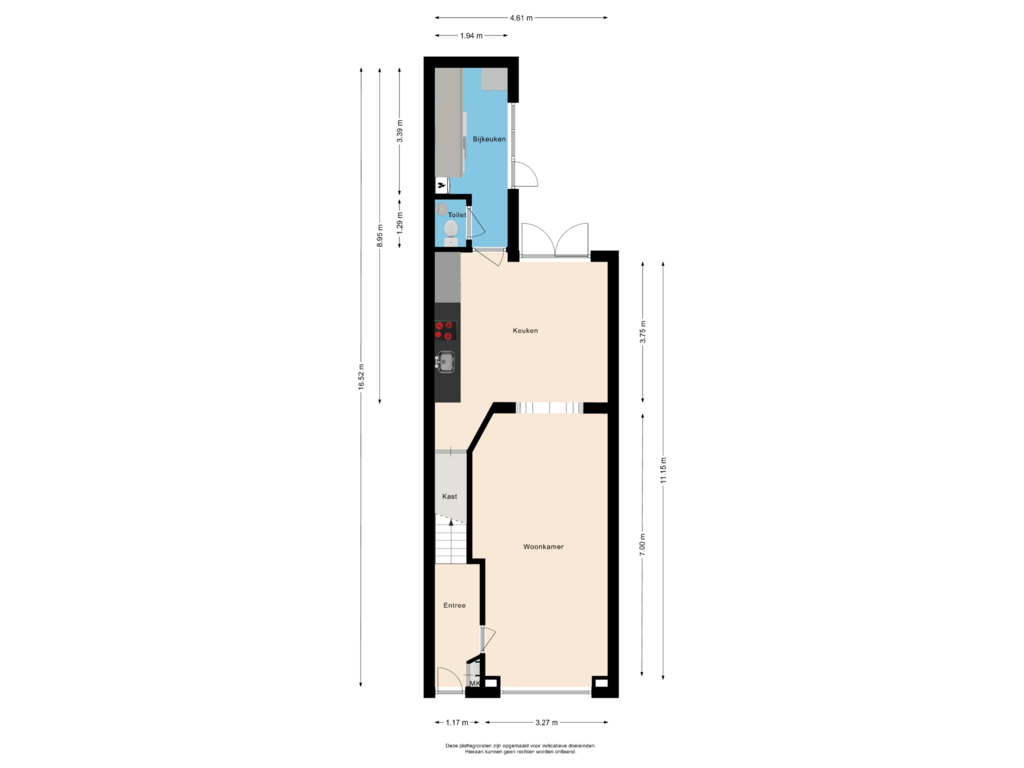 Bekijk plattegrond van Begane grond van Nieuwpoortslaan 56