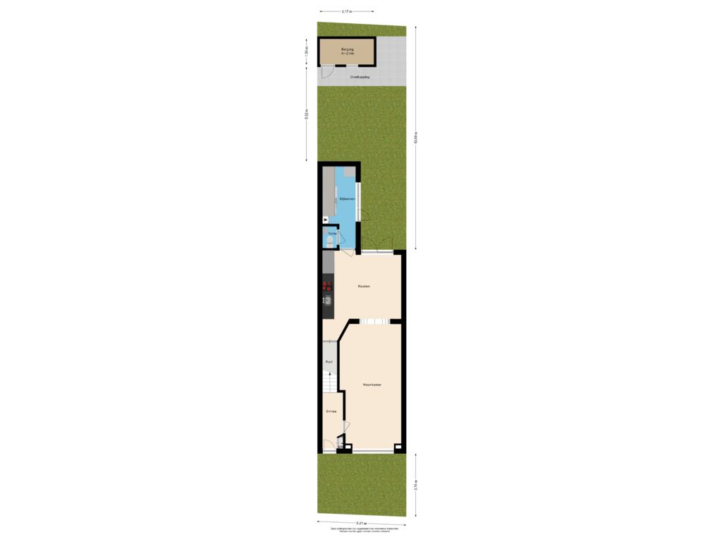 Bekijk plattegrond van Situatie van Nieuwpoortslaan 56