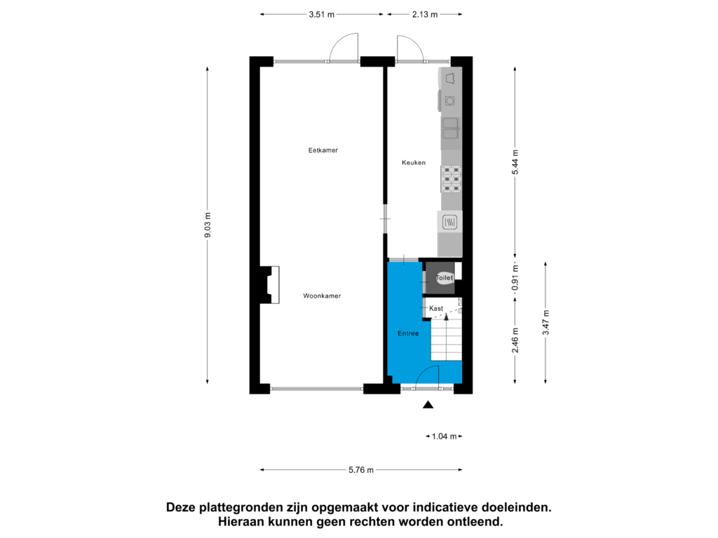 Bekijk plattegrond van Begane Grond van Topaasstraat 34