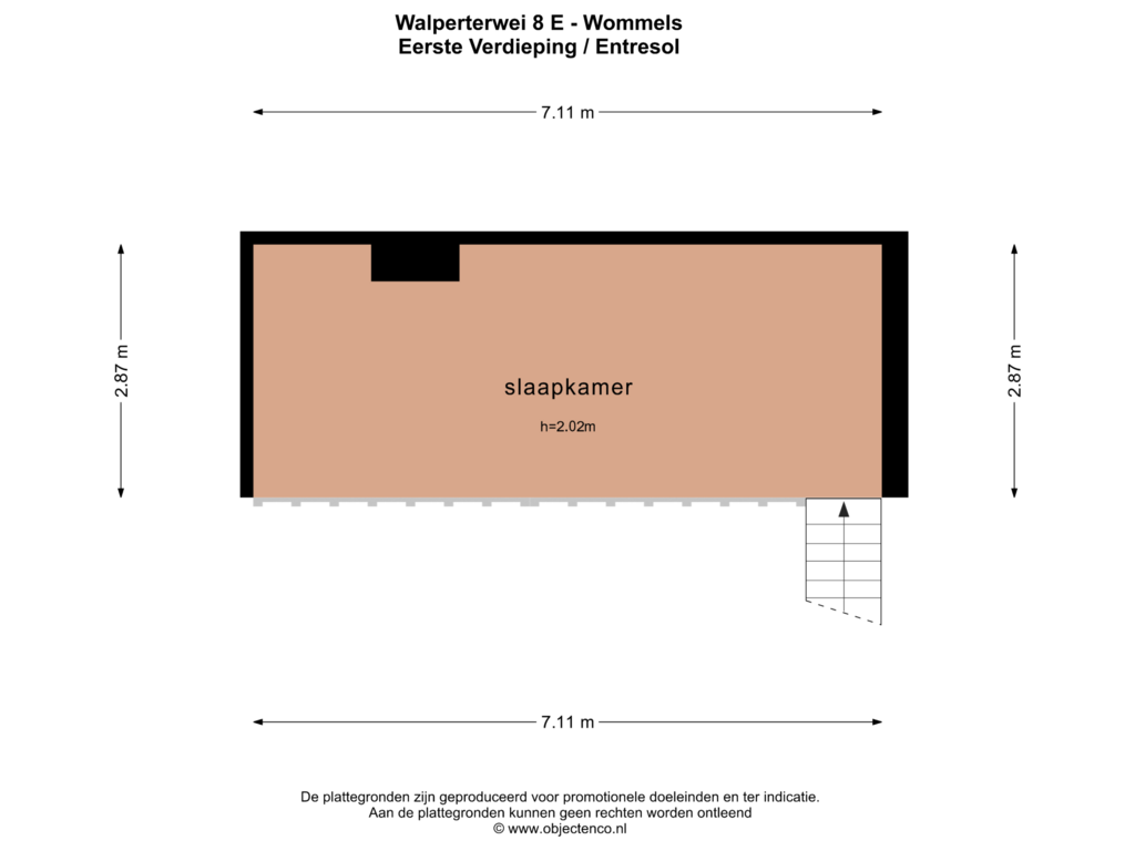 Bekijk plattegrond van EERSTE VERDIEPING van Walperterwei 8-E