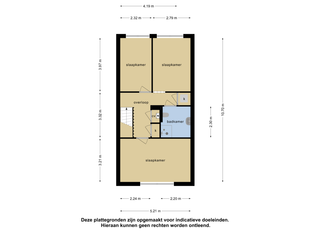 Bekijk plattegrond van 1e verdieping van Suze Groenewegplantsoen 33