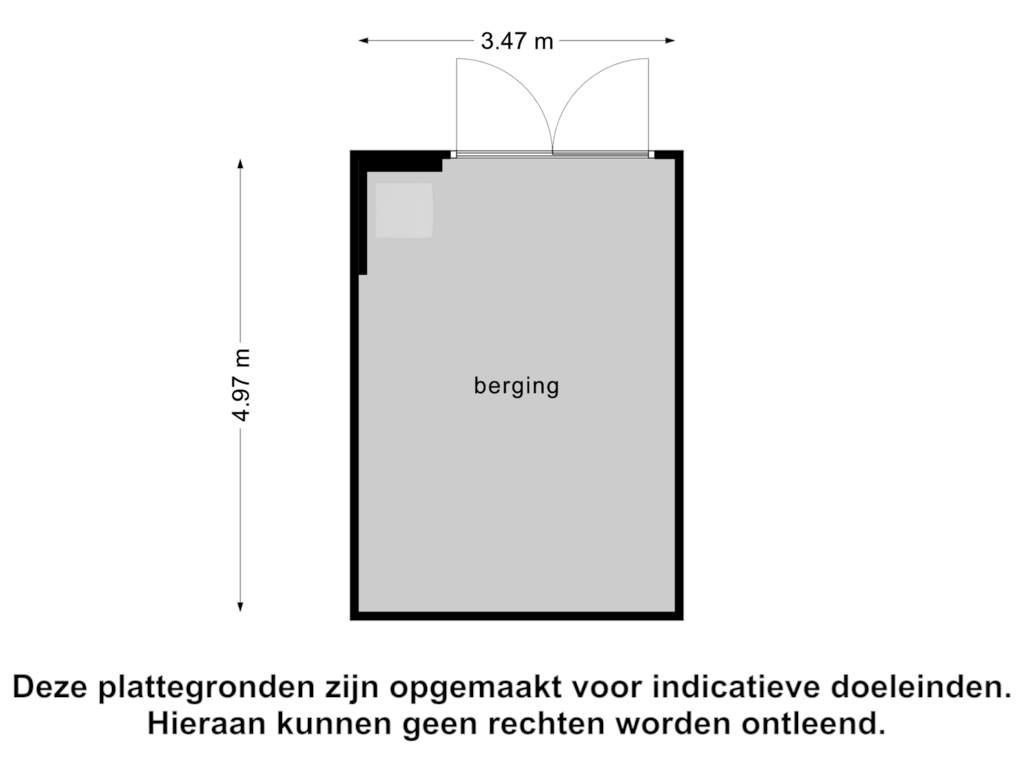 Bekijk plattegrond van Berging van Suze Groenewegplantsoen 33