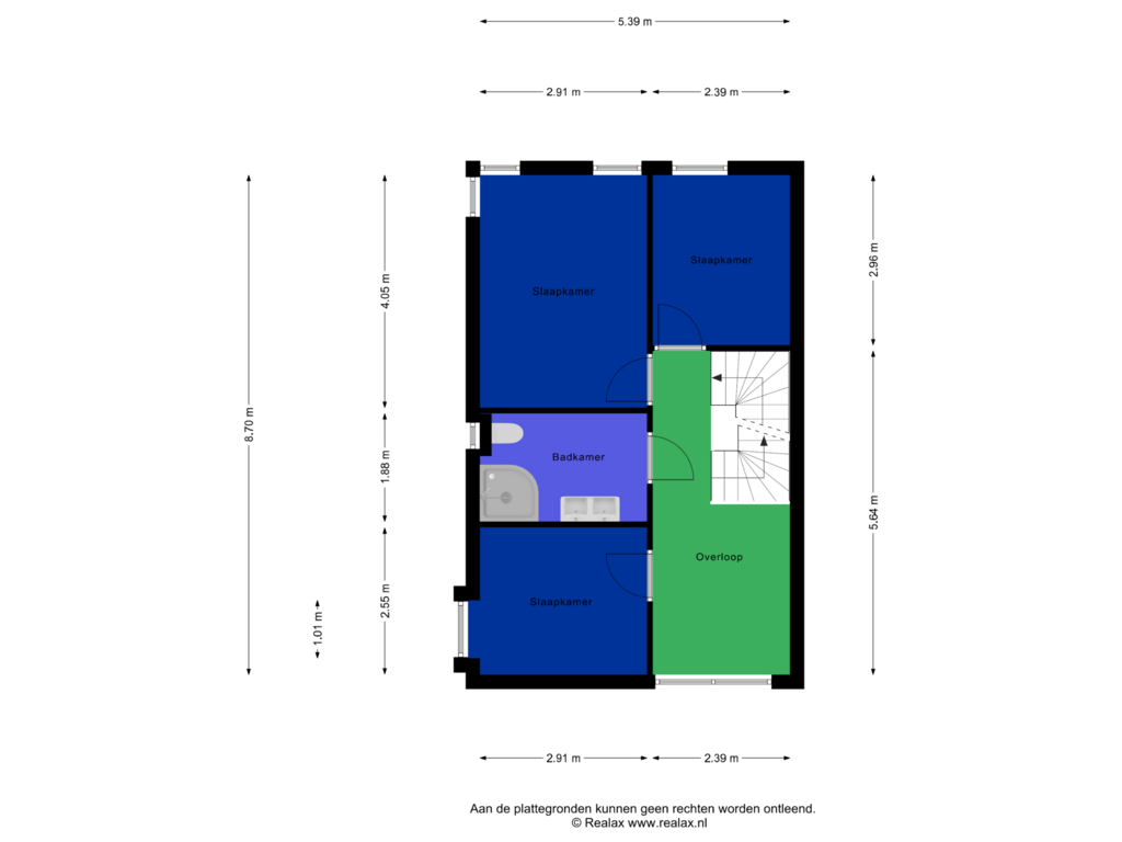 Bekijk plattegrond van Verdieping 1 van Dotterbloemkade 2