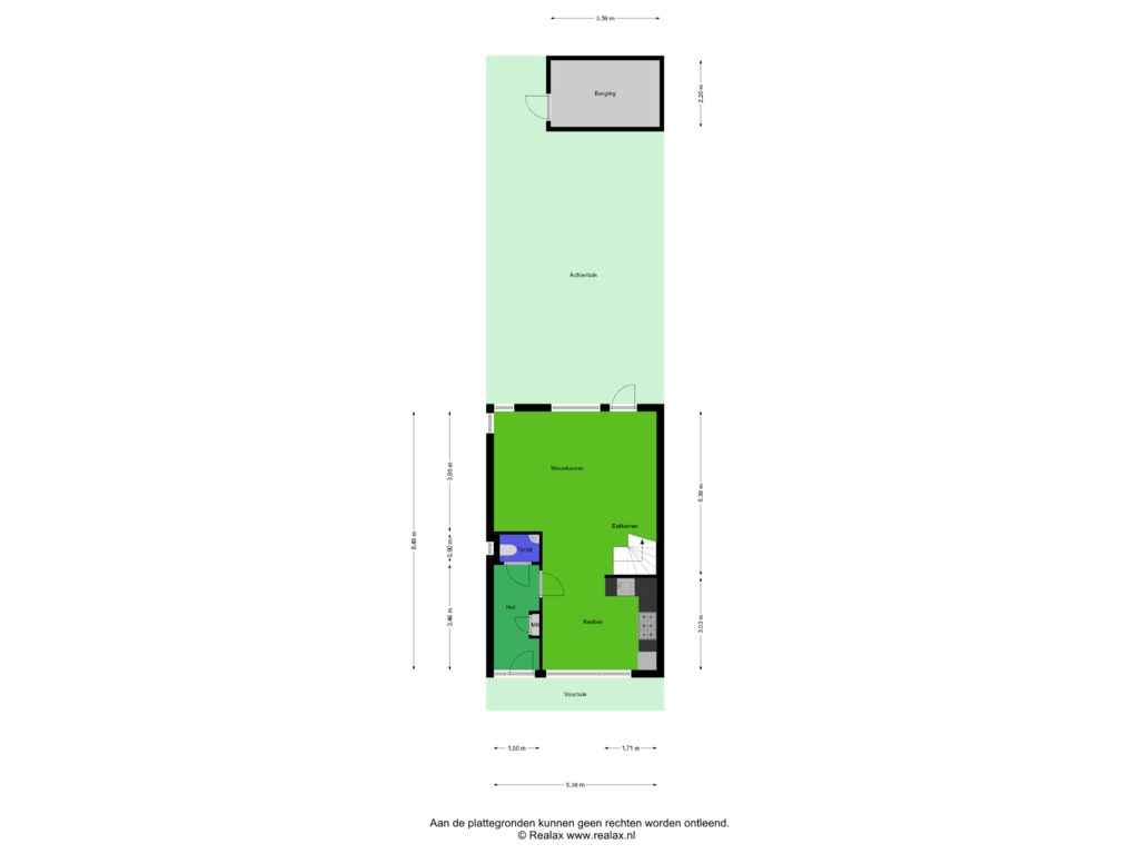 Bekijk plattegrond van Begane grond Tuin van Dotterbloemkade 2