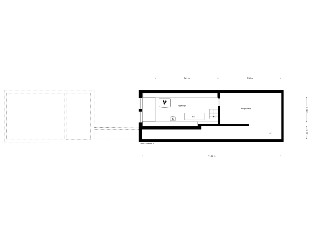 Bekijk plattegrond van KELDER van Keizersgracht 503