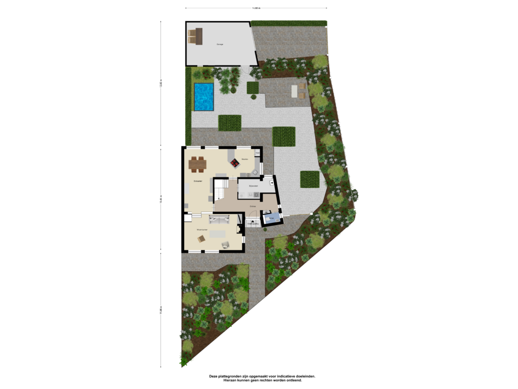 View floorplan of Begane Grond Tuin of Sagittalaan 5