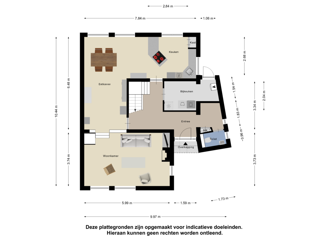 View floorplan of Begane Grond of Sagittalaan 5