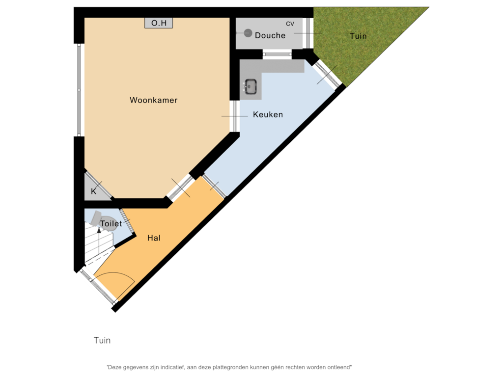 Bekijk plattegrond van Tuin van Esdoornstraat 45