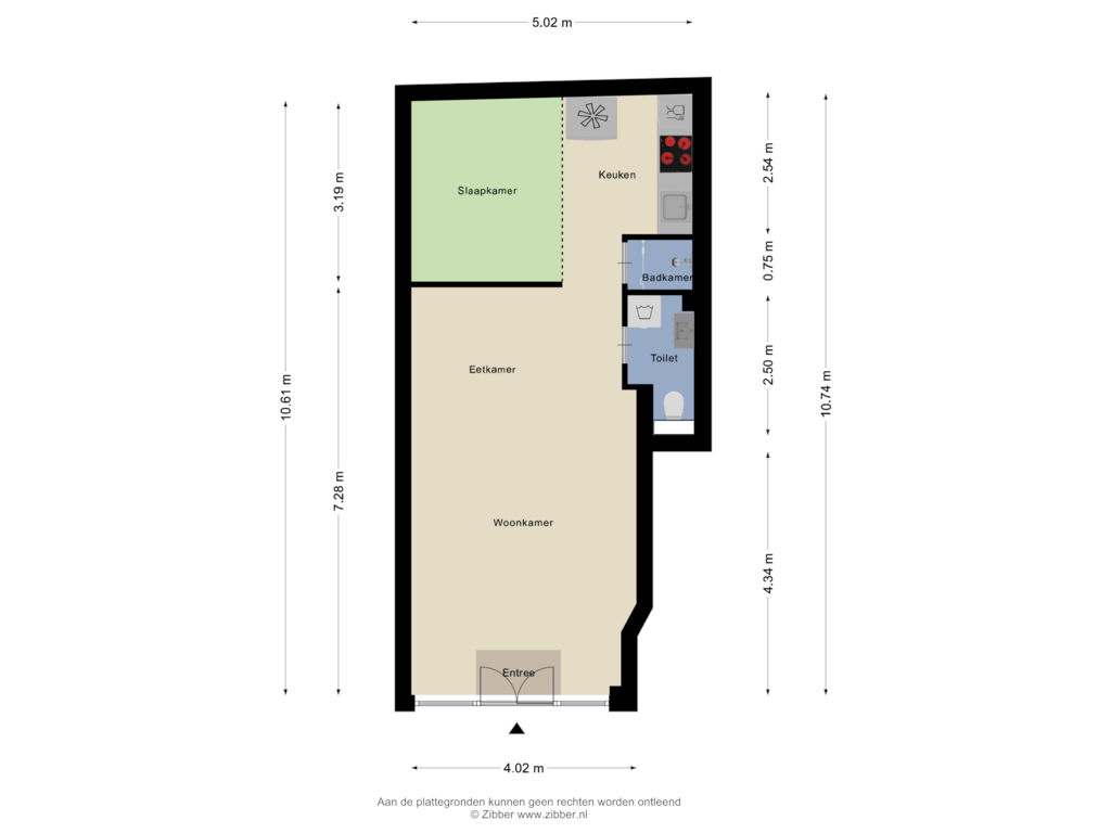 Bekijk plattegrond van Appartement van Levendaal 85