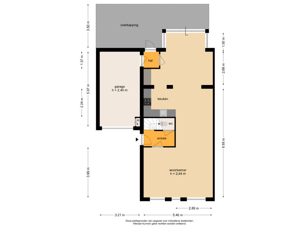 Bekijk plattegrond van Begane Grond van Roerstraat 95