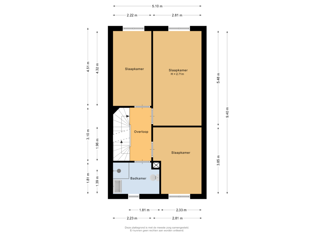 Bekijk plattegrond van Eerste verdieping van Polluxstraat 192