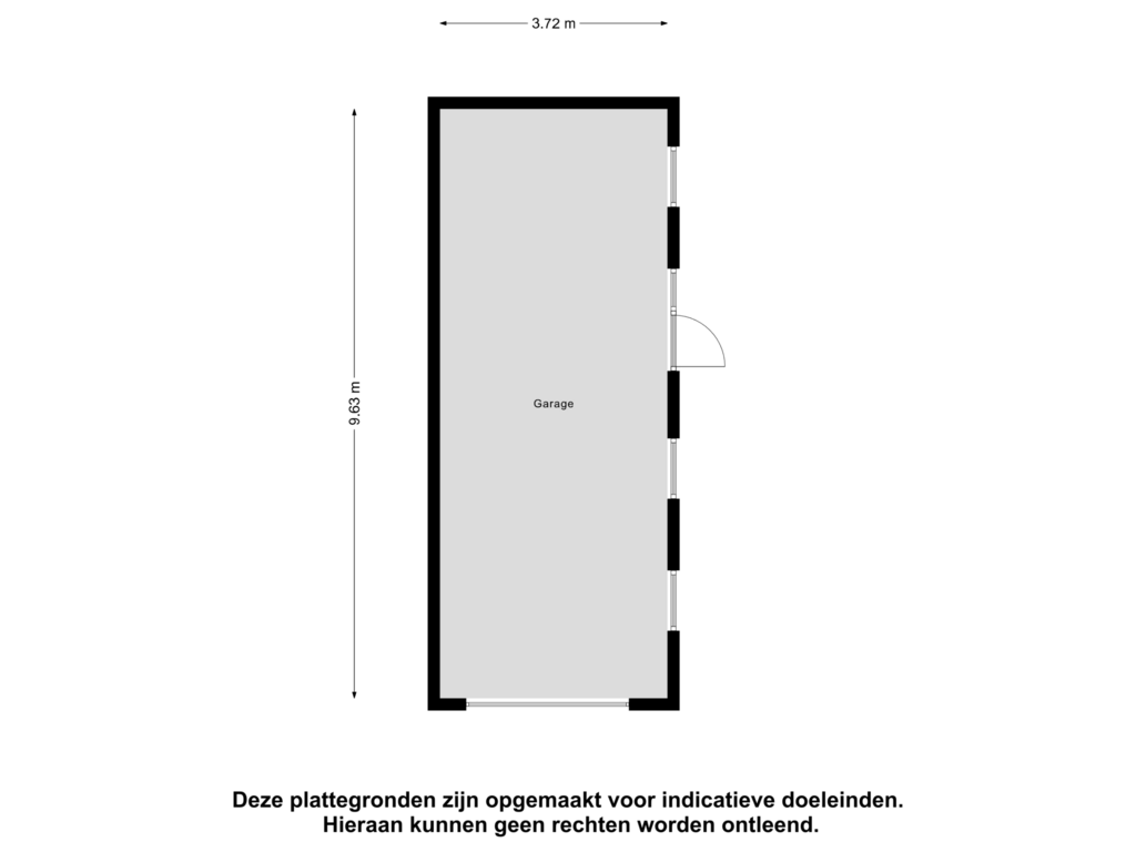 Bekijk plattegrond van Garage van Pius X-straat 27