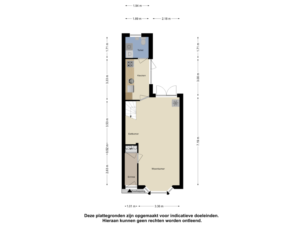 Bekijk plattegrond van Begane Grond van Acacialaan 48