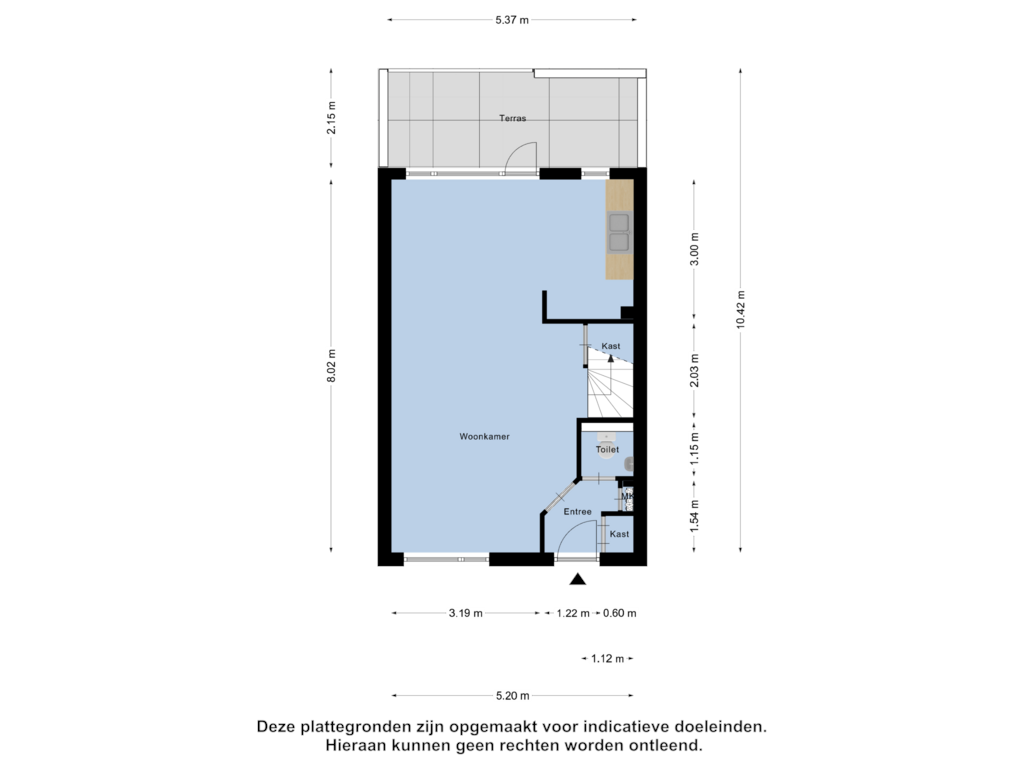 Bekijk plattegrond van Eerste Verdieping van Alkmaargracht 85