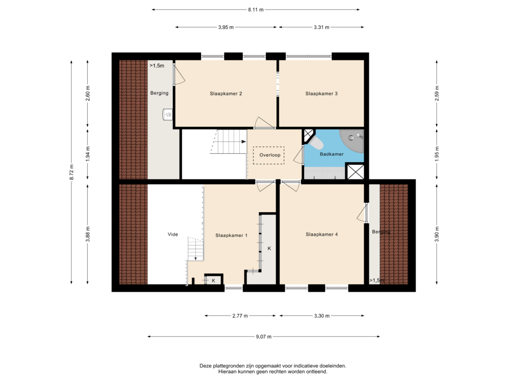 Bekijk plattegrond van 1e Verdieping van Karekiet 2