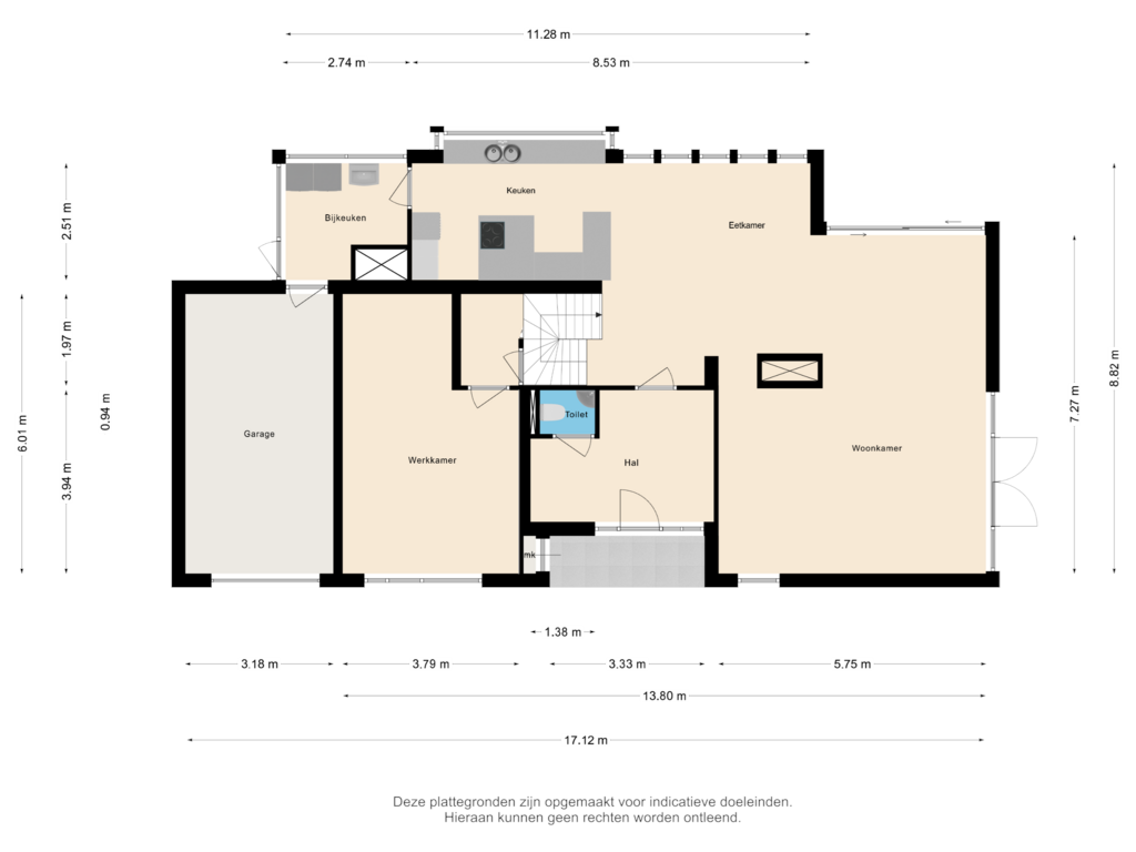 Bekijk plattegrond van Begane Grond van Karekiet 2