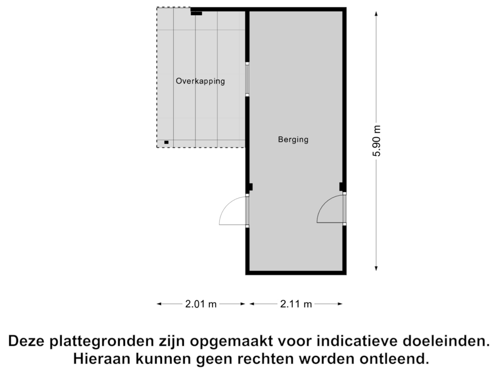 Bekijk plattegrond van Berging van Wilderen 188