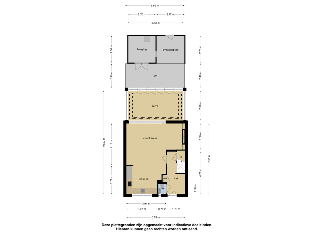 Bekijk plattegrond van Begane grond van Pieter Postsingel 74