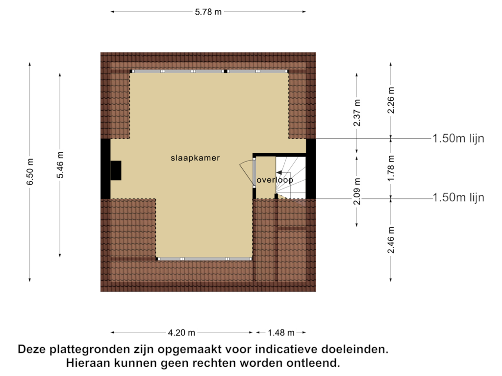 Bekijk plattegrond van 2e verdieping van Pieter Postsingel 74