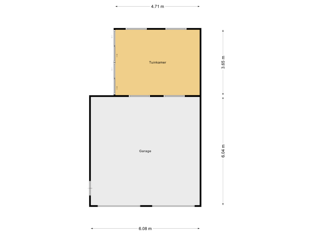 Bekijk plattegrond van Floor 2 van Brugstraat 40