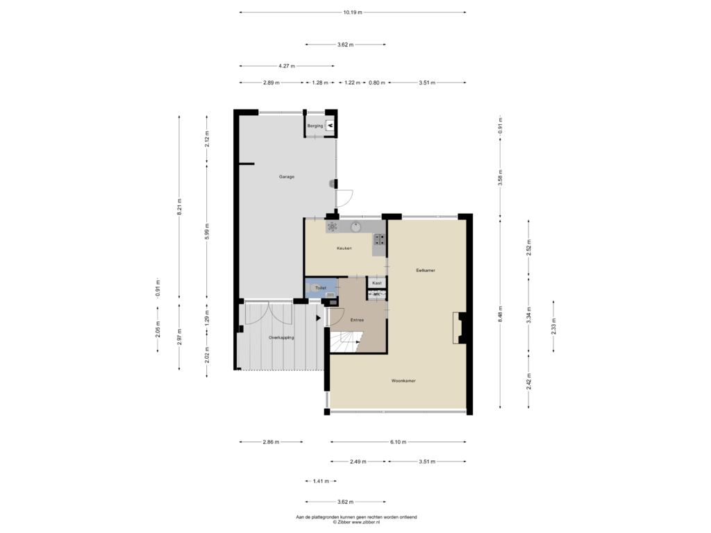 Bekijk plattegrond van Begane Grond van Burgemeester Wallerstraat 146