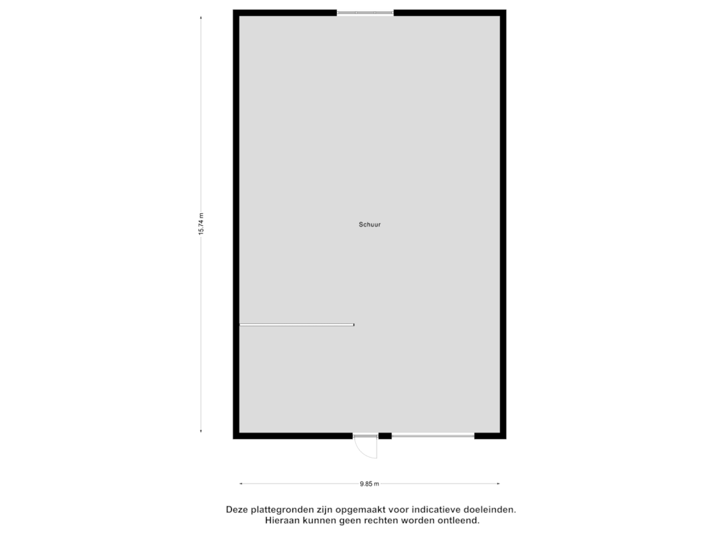 Bekijk plattegrond van Schuur van Voorstraat 5