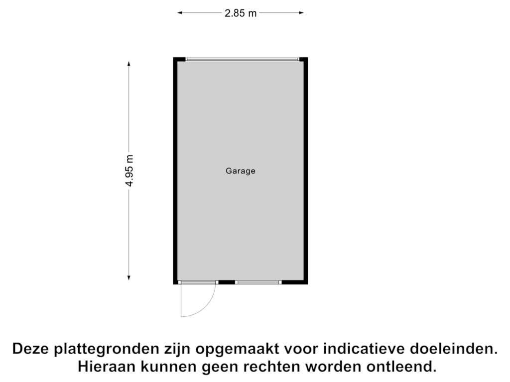 Bekijk plattegrond van Garage van Schönbergstraat 16