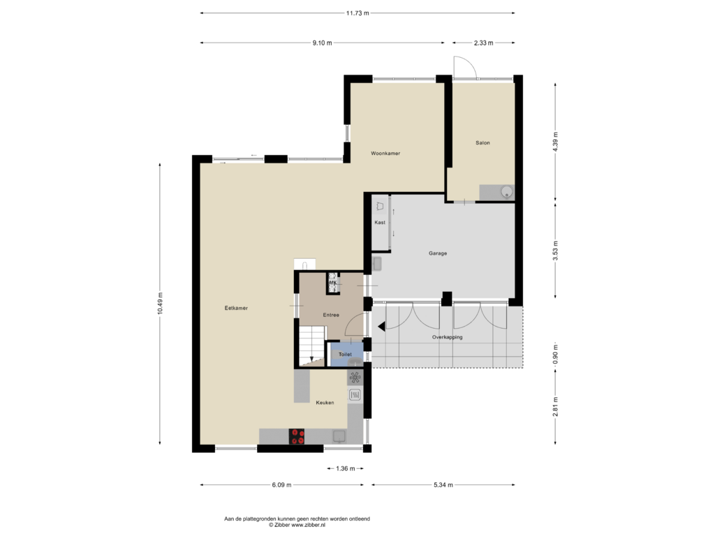 Bekijk plattegrond van Begane Grond van Tormentil 51