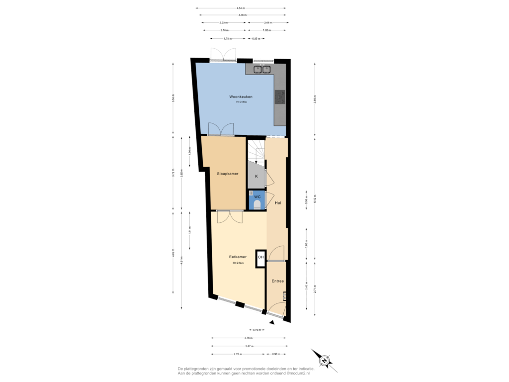 Bekijk plattegrond van Begane Grond van Lange Geer 6