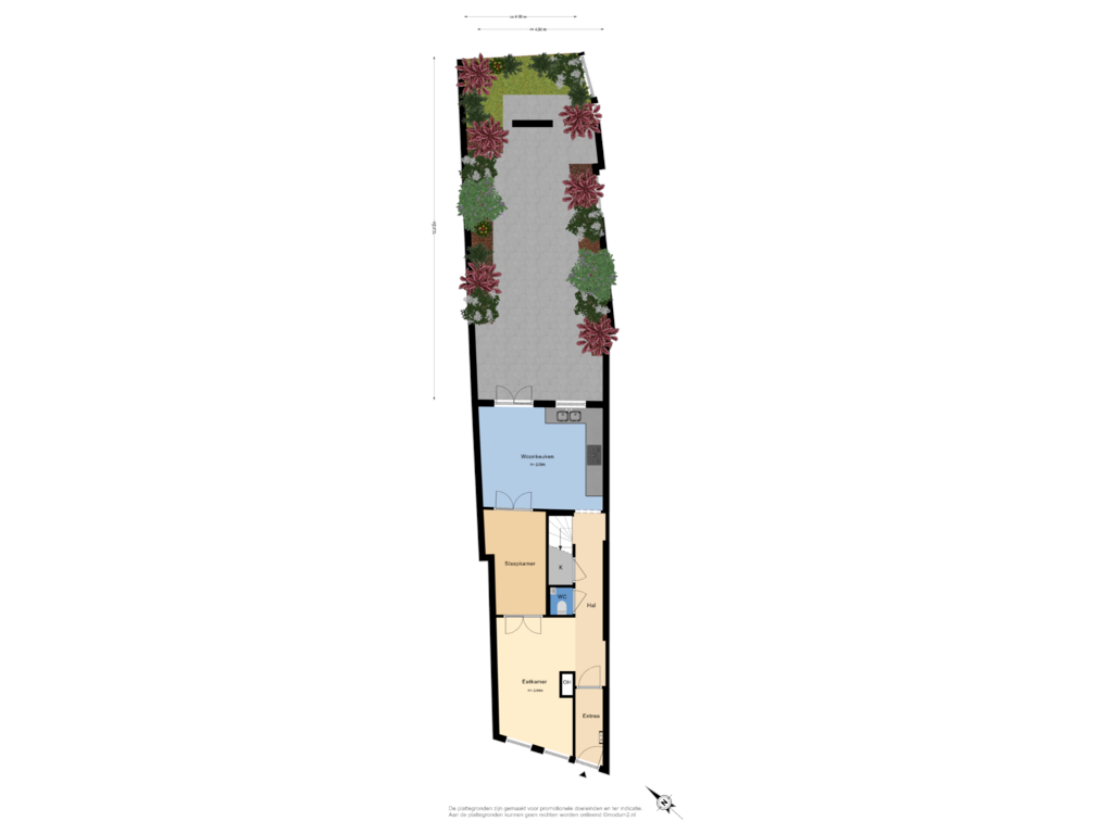 Bekijk plattegrond van Perceel van Lange Geer 6