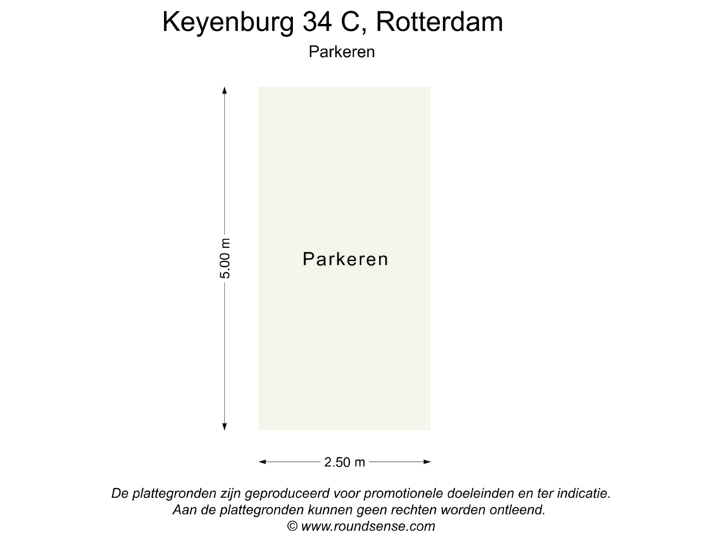 Bekijk plattegrond van Parkeren van Keyenburg 34-C