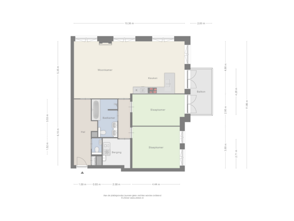 Bekijk plattegrond van Appartement van Stationsstraat 7-E