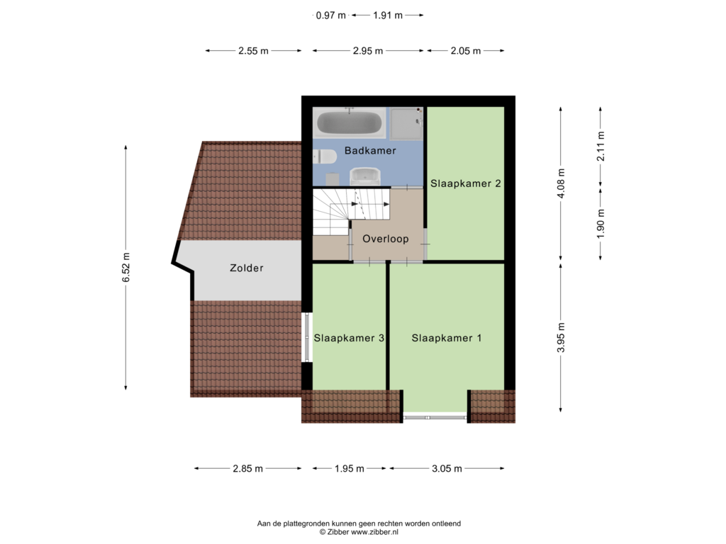 Bekijk plattegrond van Eerste verdieping van Prinses Irenestraat 7