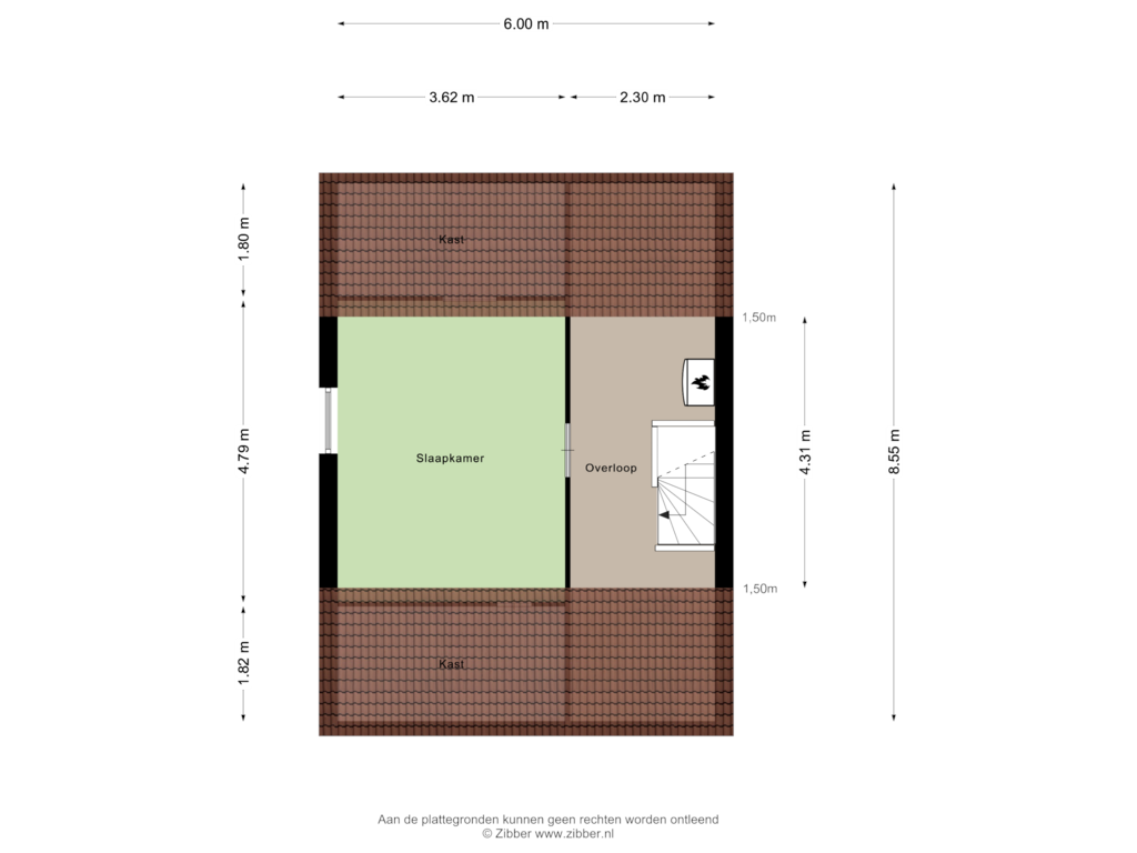 Bekijk plattegrond van Tweede Verdieping van Galjoenhof 4