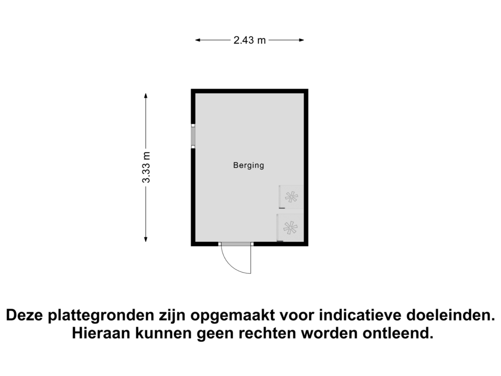 Bekijk plattegrond van Berging van Kerkplein 22