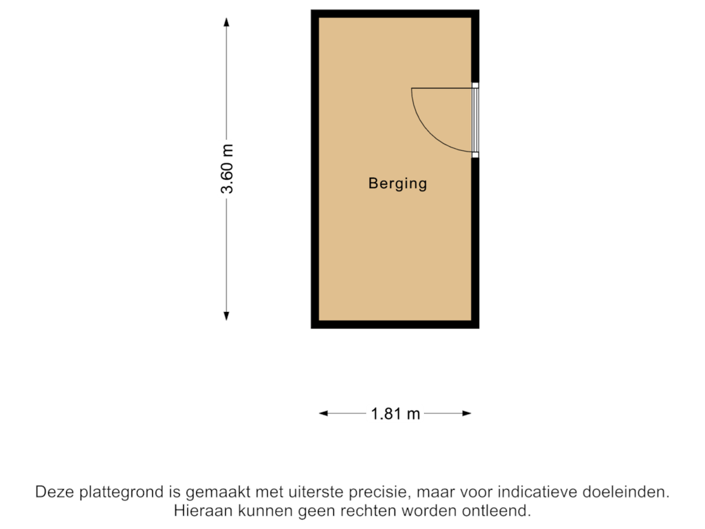 Bekijk plattegrond van Berging van Vogelweg 132