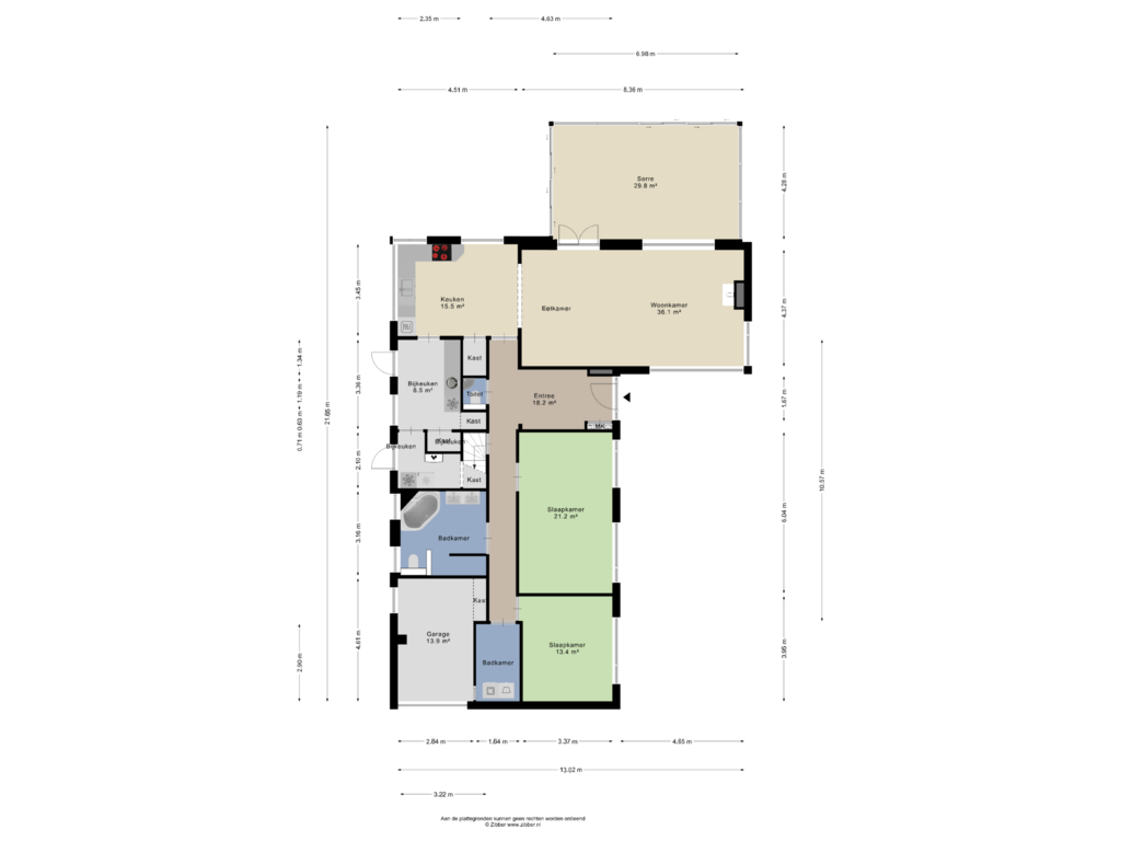 Bekijk plattegrond van Begane Grond van Vissersverkorting 3