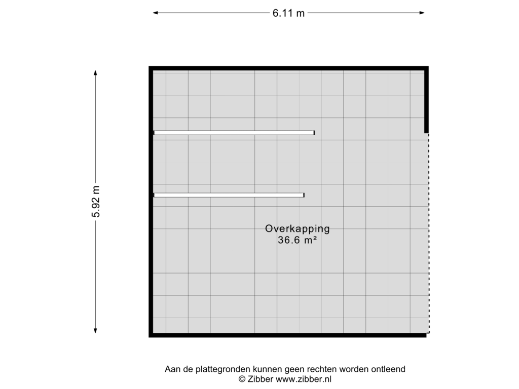 Bekijk plattegrond van Overkapping van Vissersverkorting 3