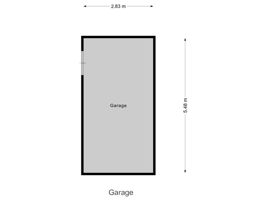 Bekijk plattegrond van Garage van Oude Zwolsestraat 2