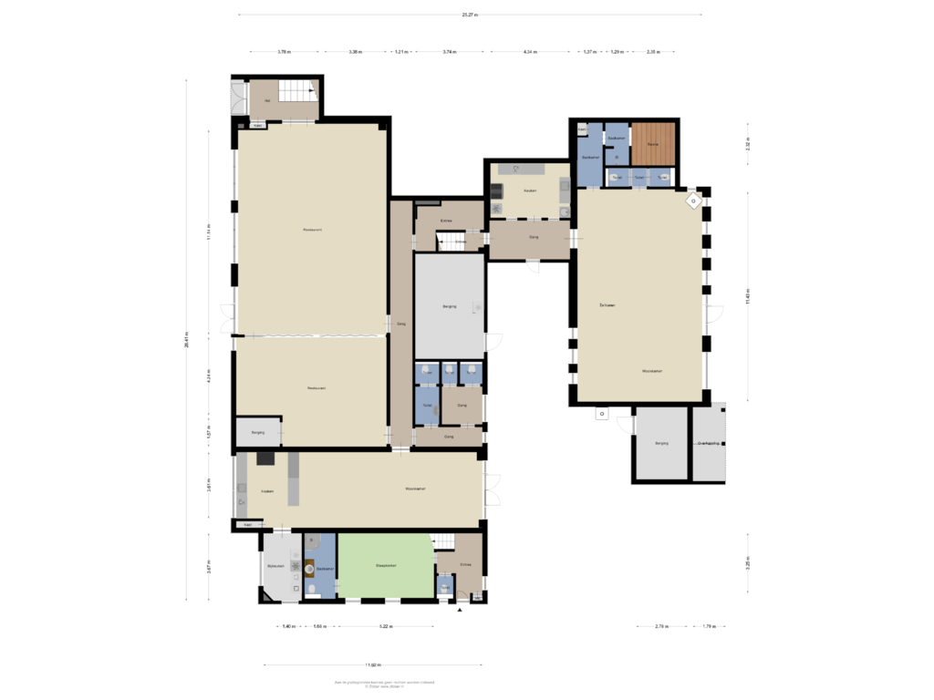 Bekijk plattegrond van Begane Grond van van Helomaweg 1