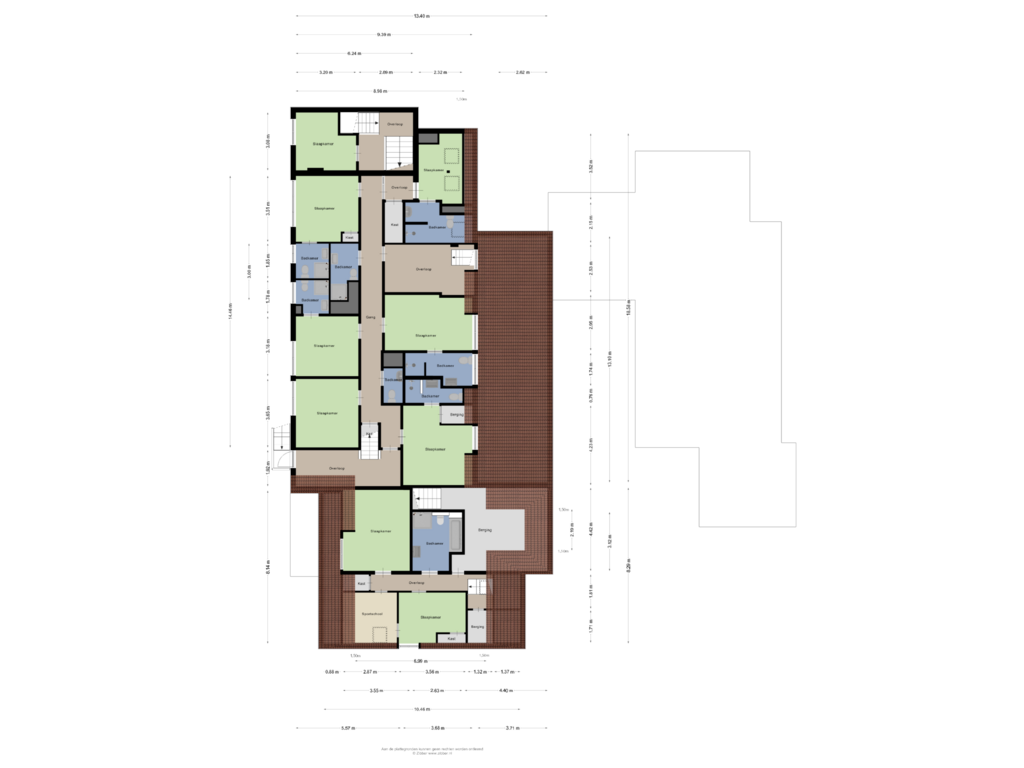 Bekijk plattegrond van Eerste Verdieping van van Helomaweg 1