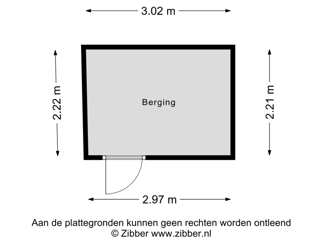 Bekijk plattegrond van Berging van Julianaplein 9