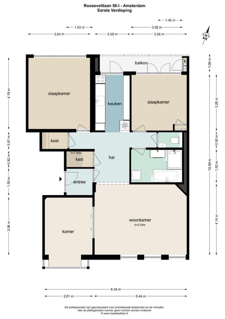 Foto 28 van Rooseveltlaan 56-1