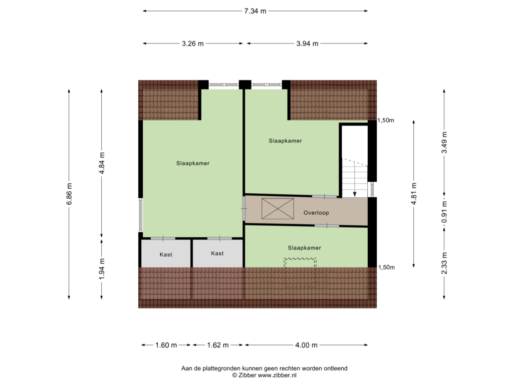 Bekijk plattegrond van Eerste Verdieping van Raadhuisstraat 31