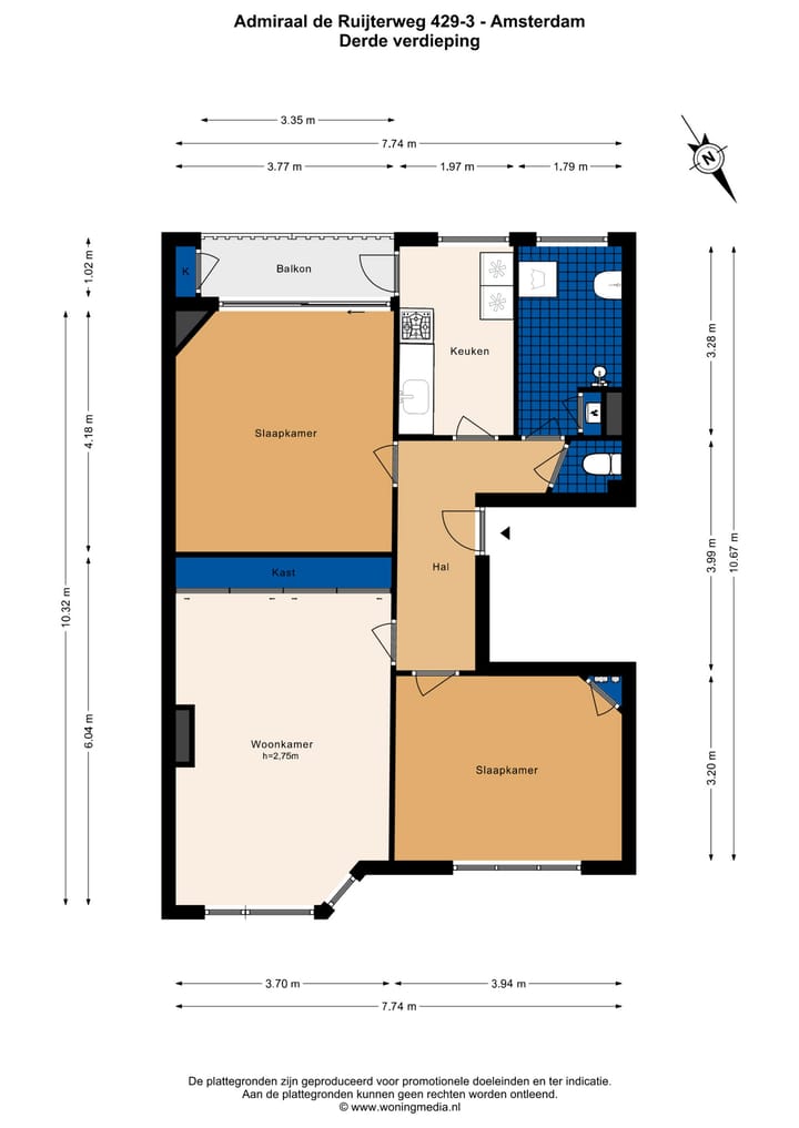 Foto 23 van Admiraal De Ruijterweg 429-3