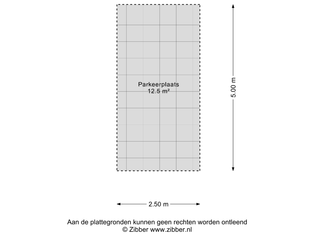 View floorplan of Parkeerplaats of Notaris van Puttenstraat 37