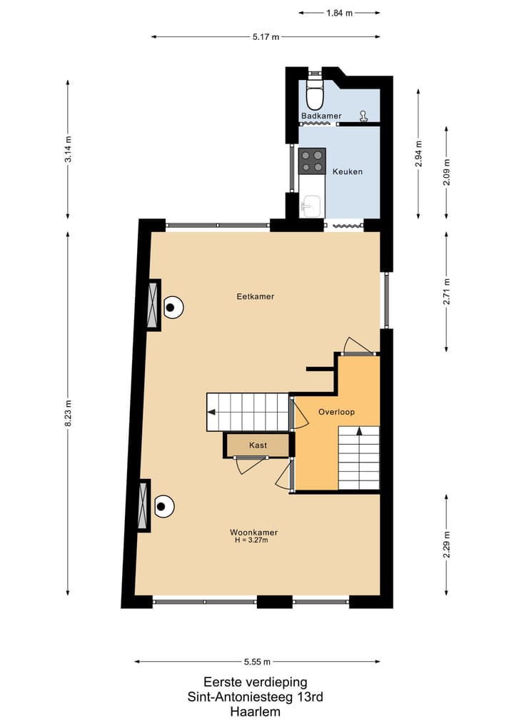 Foto 24 van Sint-Antoniesteeg 13-RD